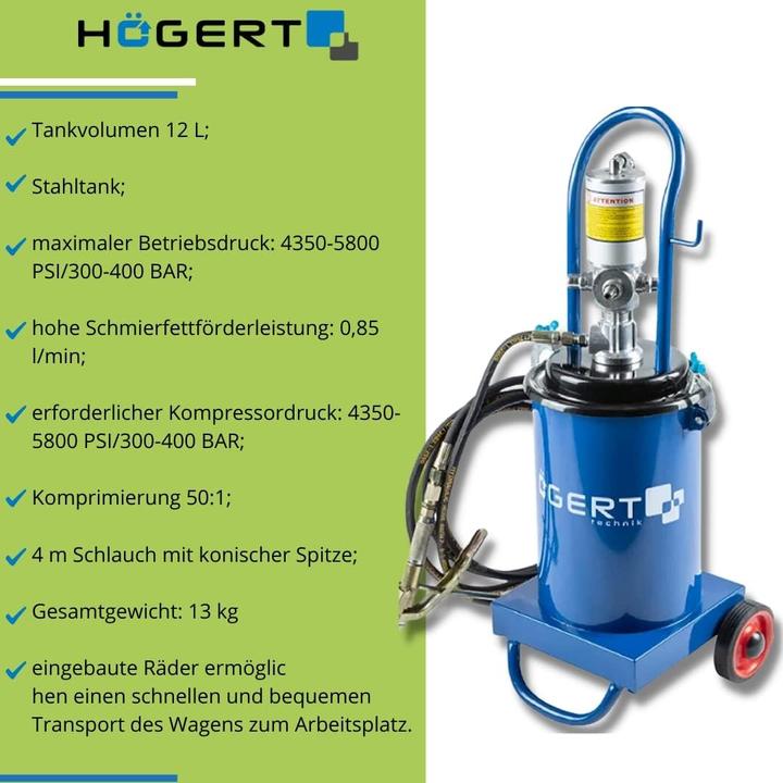 Produktbild Högert Pneumatischer Fettpresse 12 l