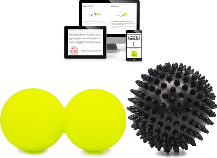 Immagine prodotto Kalahari 4 Wellness Palline Massaggio Muscolare, Palla Doppia e Riccio