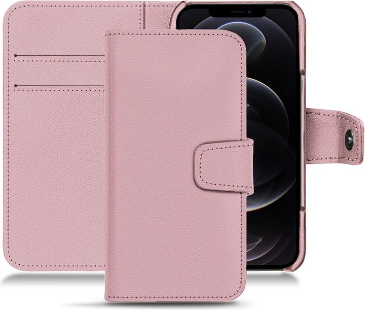 Noreve Lederschutzhülle Wallet (Apple iPhone 12 Pro)
