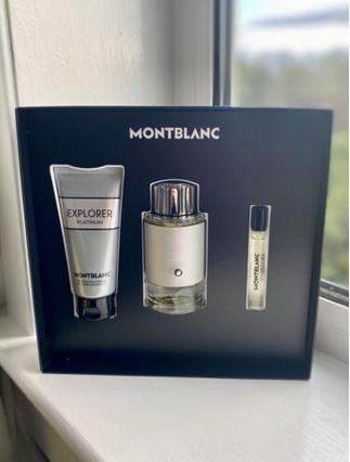 Montblanc Set Explorer Platinum, Barbati, Eau De Parfum 100ml Eau De Parfum 7.5ml Gel De Dus 100ml (Parfum set)