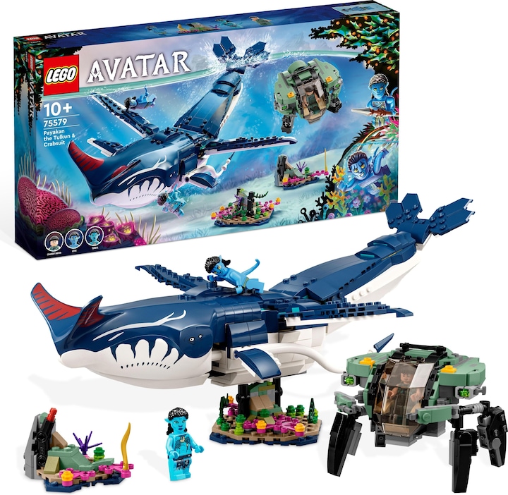 Immagine prodotto LEGO Payakan il Tulkun e il vestito di granchio (75579, Avatar LEGO)