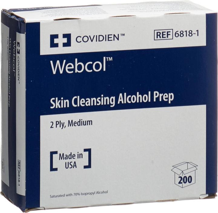 Image du produit Webcol tampons alcool stéril