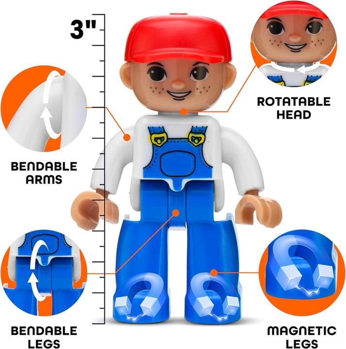 Produktbild Playmags 15 Magnetfiguren