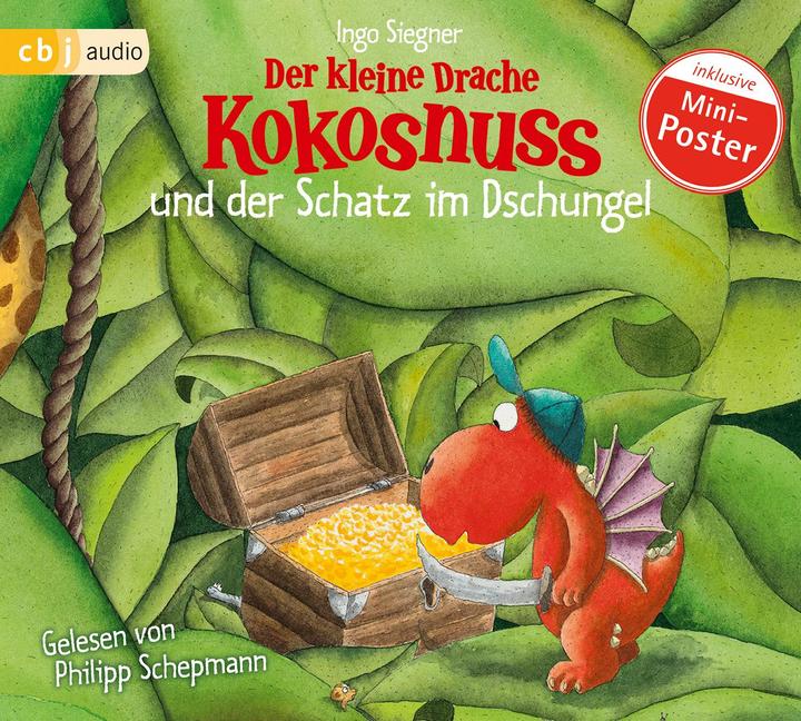 Actual product image The Little Dragon Coconut and the Treasure in the Jungle (Ingo Siegner, German)