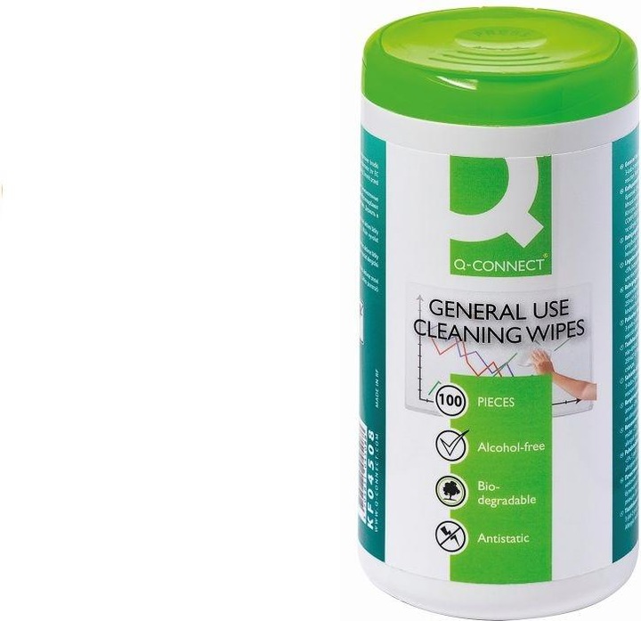 Image du produit Q-Connect Lingettes de nettoyage multi-usages (100 x)