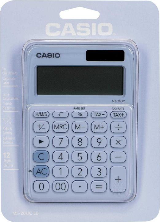 Immagine prodotto Casio Calcolatrice da tavolo MS-20UC (Batteria, Pannello solare)