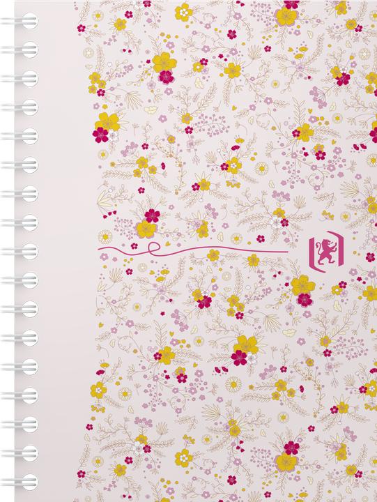 Image du produit Oxford FORME FLORAL - Bloc-notes (A6, Quadrillé)