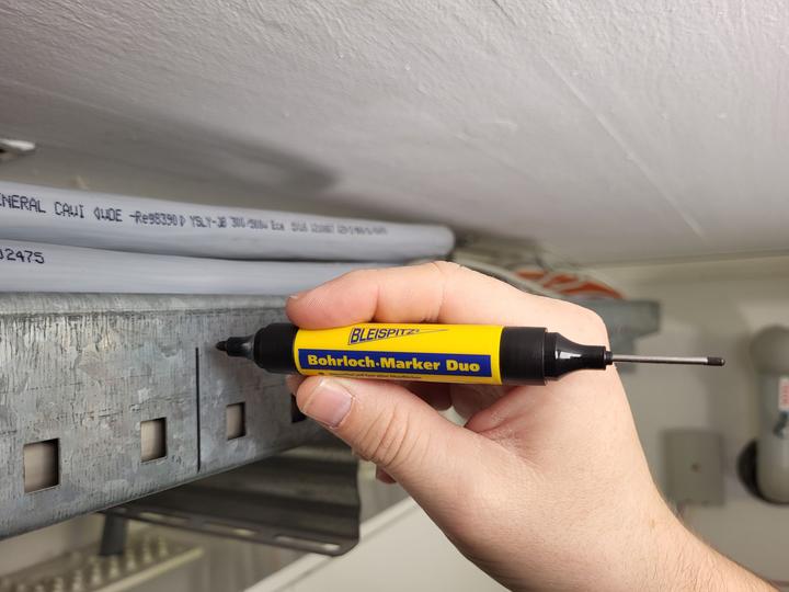 Produktbild Bleispitz Bohrloch-Marker Duo, 2-in-1 mit Edelstahlspitze & Rundspitze 1,53 mm (1x)