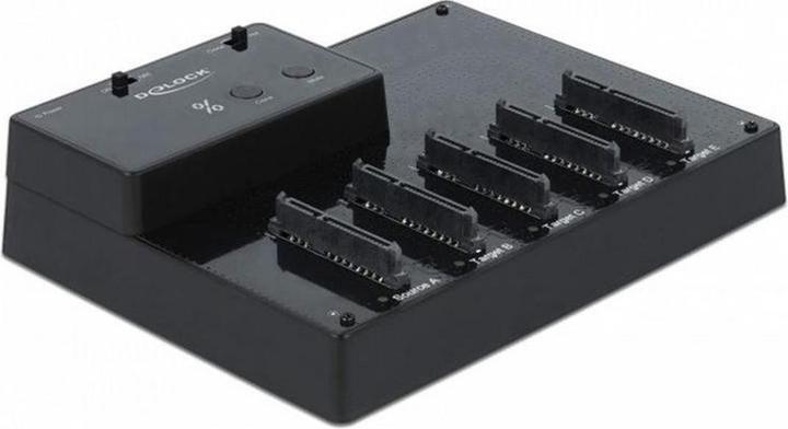 Actual product image Delock Docking and cloning station 64098 for 5x 2.5 SATA HDD / SSD