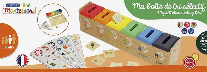 Immagine prodotto Aloya Boite De Tri Selectif Bois