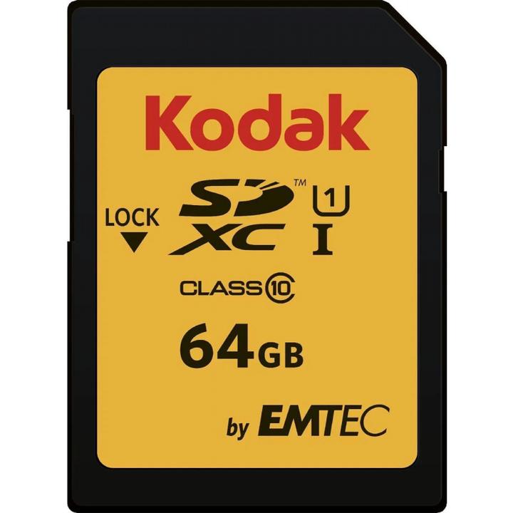 Actual product image Kodak SDXC 64GB Class10 U3 (64 GB, SDXC, UHS-I)