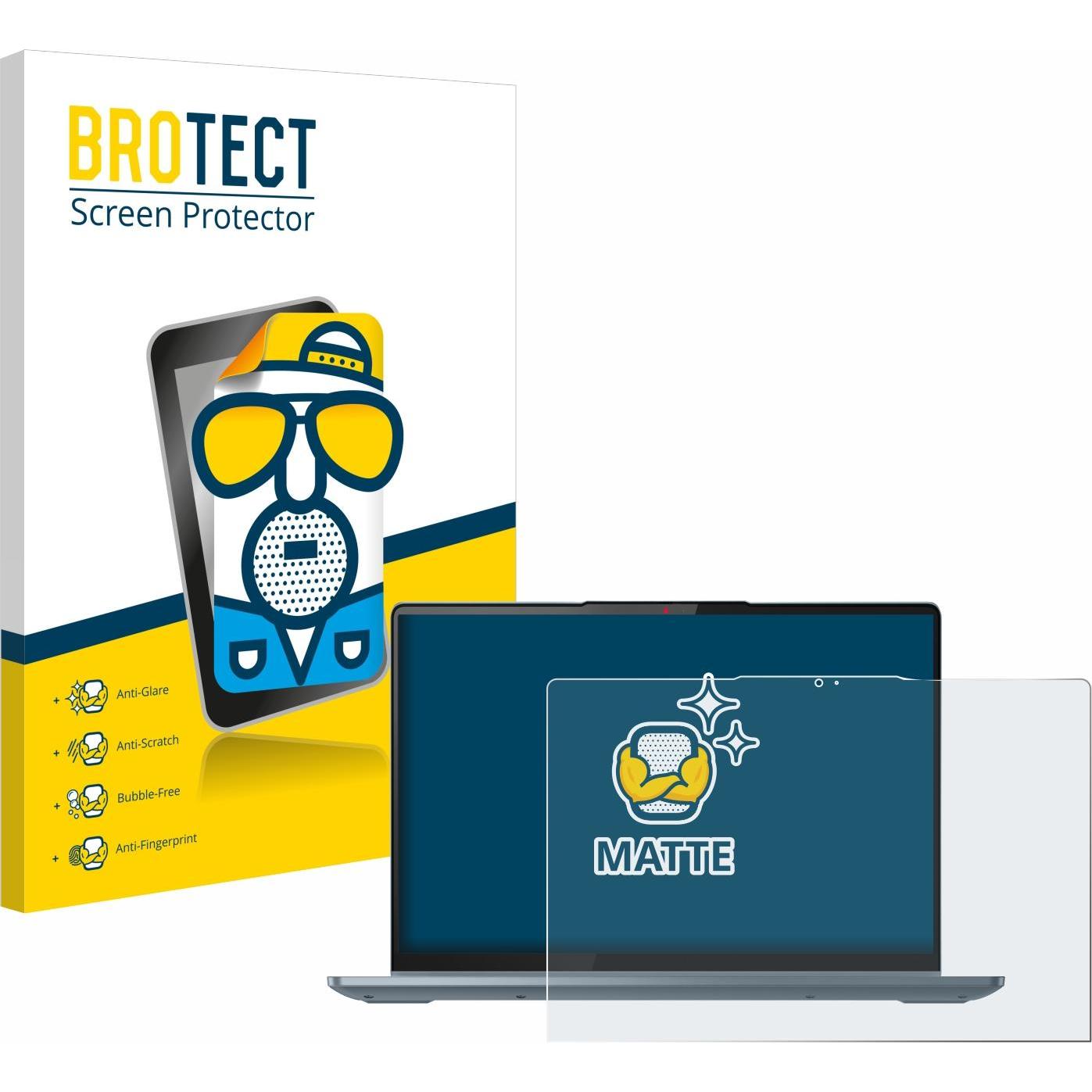 BROTECT Entspiegelungs-Schutzfolie Displayschutz Matt (14", 16 : 10), Notebook Schutzfolie