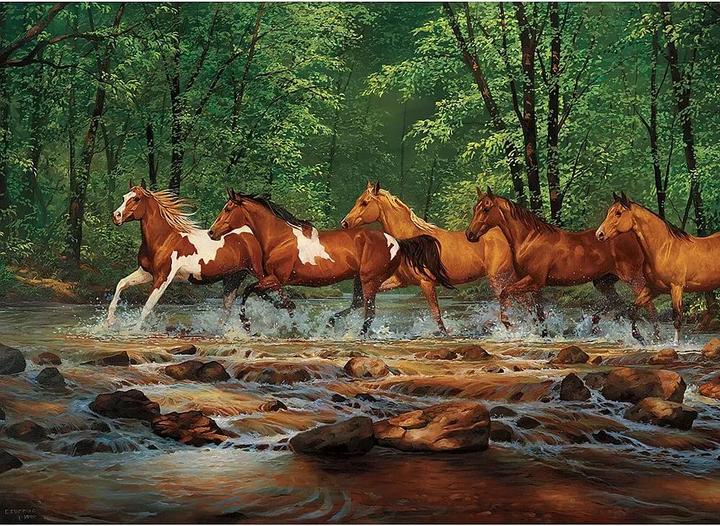 Actual product image Cobble Hill Puzzle 1000 pieces Spring Creek Run (1000 pieces)