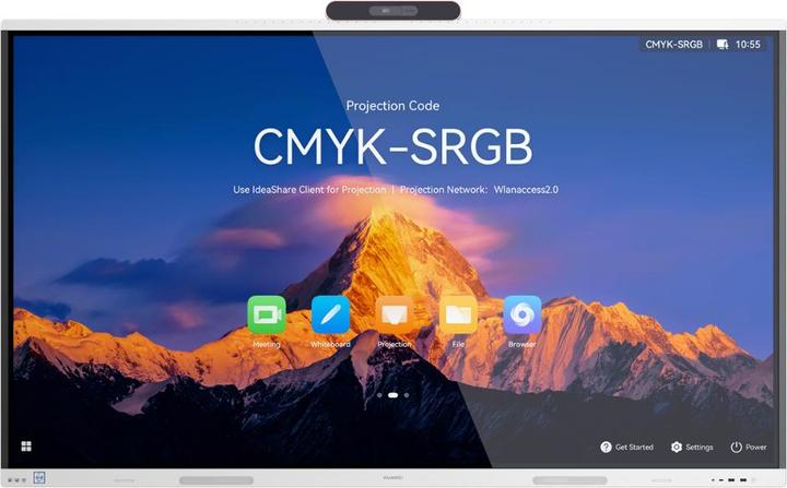 Produktbild Huawei IdeaHub S3-IHS3-86SA-Intelligent Collaboration Device, 86inch, Infrared Screen, Jade, o (3840 x 2160 Pixel, 86")