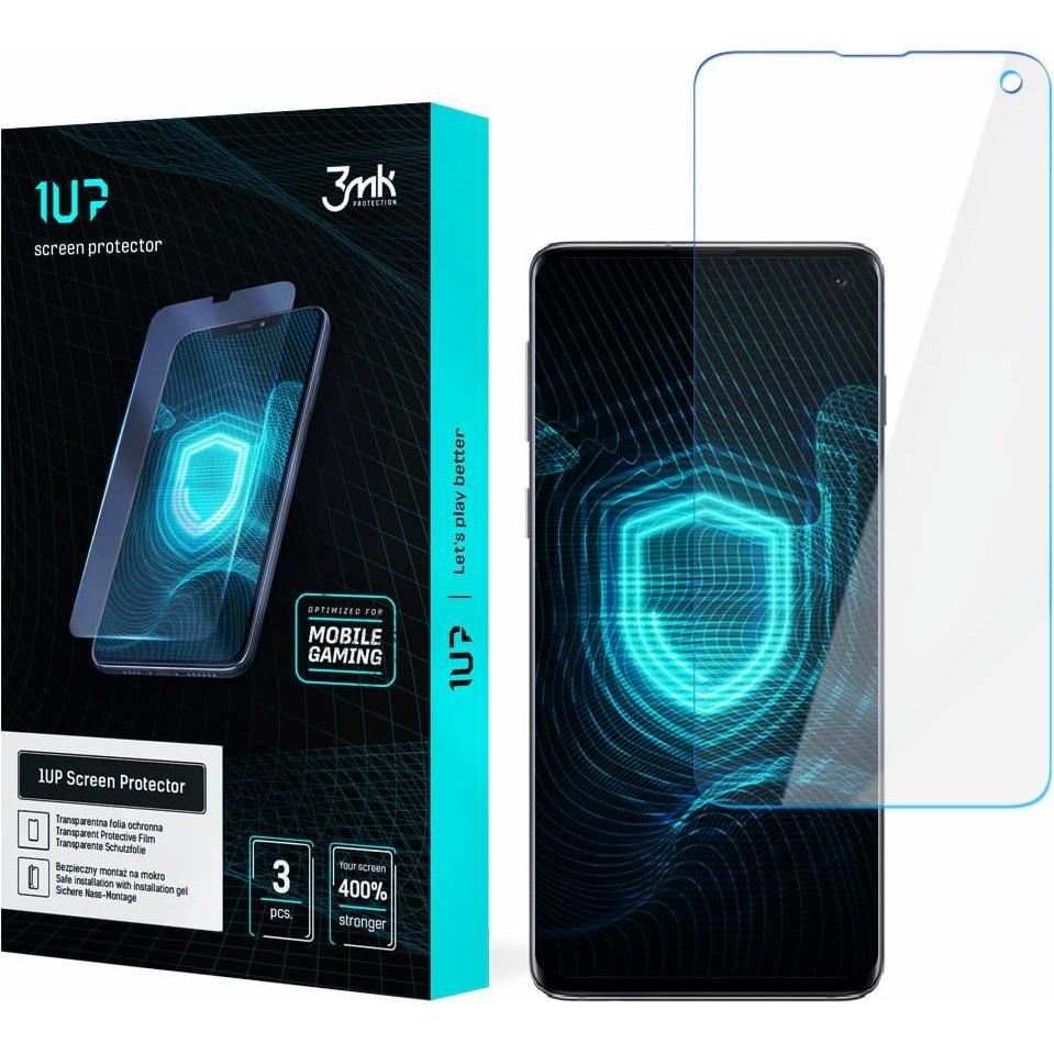 3MK 1UP SAMSUNG S10 (3 Stück, Galaxy S10), Tablet Schutzfolie