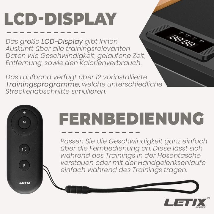 Actual product image Letix Sports DeskWalk, wood look