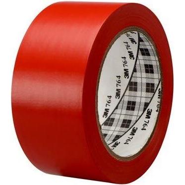 3M, Klebeband, 764I, Mounting tape, Red, 33 m, Indoor, Indoor & outdoor, Rubber, Glass, Metal, PVC, Plastic
