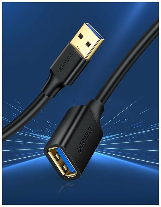 Actual product image Ugreen USB A—Usb A (1 m, USB 3.0)