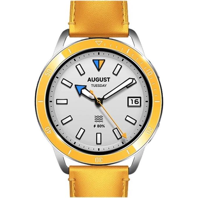 Xiaomi Watch Bezel Chrome, Smartwatch Zubehör, Gelb