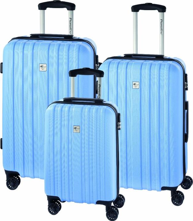 Actual product image Check.In Aurora - Set of 3 suitcases sky blue