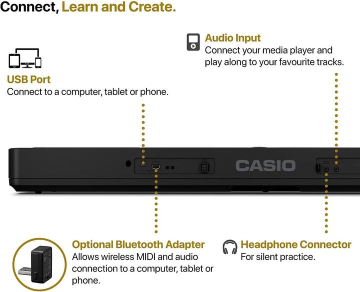 Produktbild Casio Keyboard CT-S400 (61 Tasten)