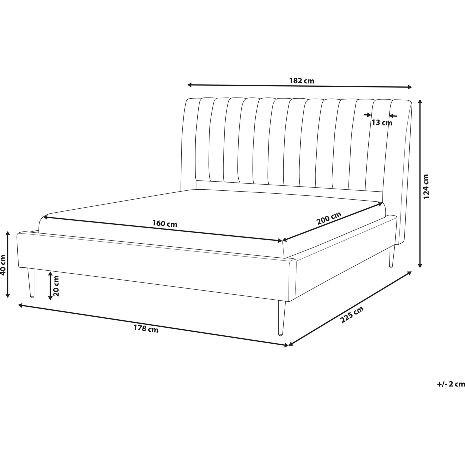 Thumbnail - Beliani, Bett, Marville (160 x 200 cm)