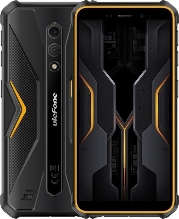 Image du produit Ulefone Smartphone Armor X12 3GB/32GB (un peu orange) sans chargeur (32 Go, Noir, Orange, 5.45", Double SIM)