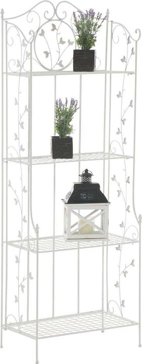 Image du produit CLP Étagère sur pied Arona, blanc (60 x 33 x 158 cm)