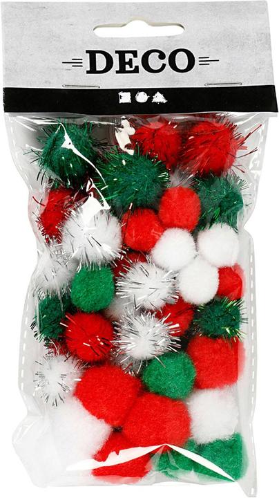 Actual product image Creativ Company Pompoms Christmas, 48pcs.