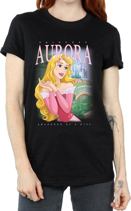 Immagine prodotto Disney Interactive Studios Maglietta Aurora Montage in cotone Boyfriend donna/donna (S)