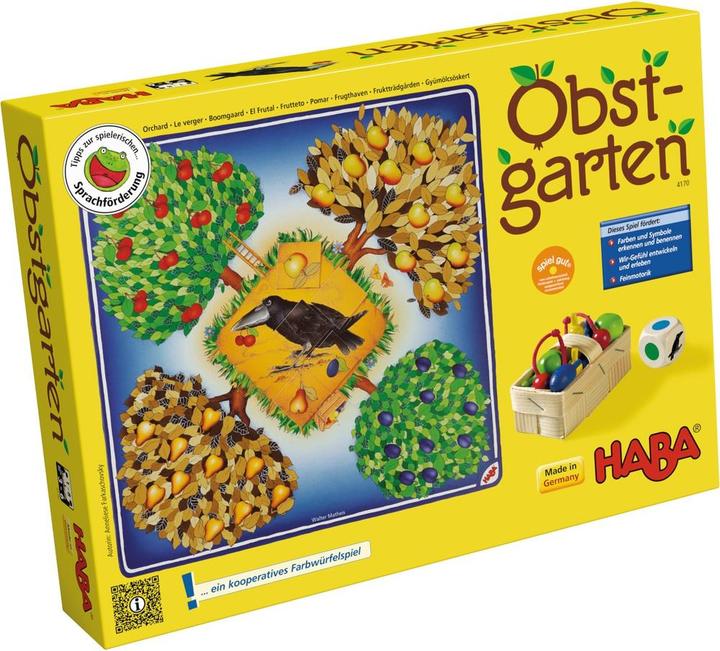 Haba Obstgarten (Deutsch, 1 - 8 Spieler)