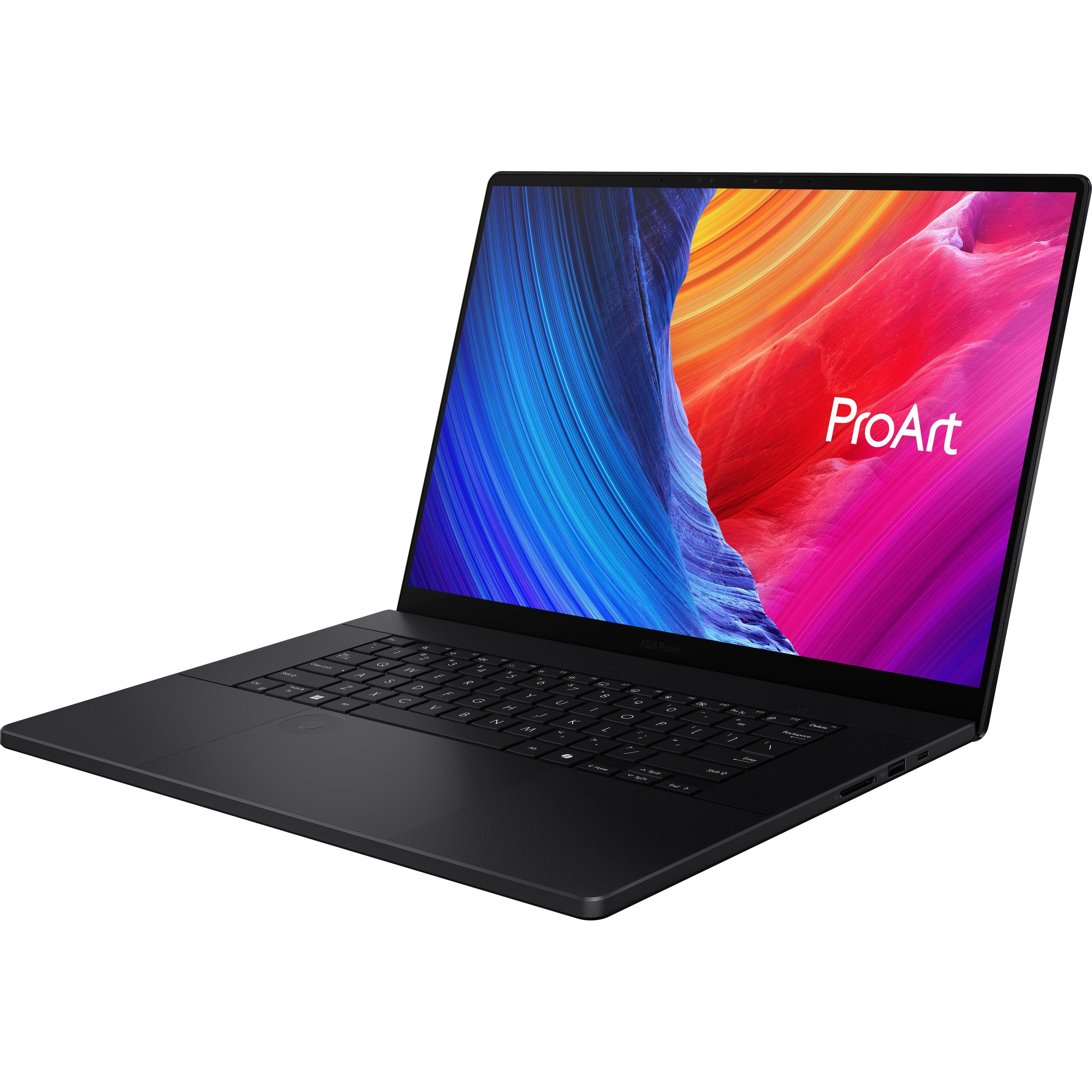 ASUS ProArt P16 (16", 2000 GB, 32 GB, DE, AMD Ryzen AI 9 HX 370), Notebook, Schwarz
