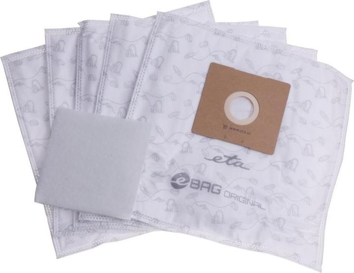 Produktbild ETA Vacuum cleaner bags Original 960068000 Accessory Set, 5 + microfilter 155x145 mm pc(s), Suitable for (5x)
