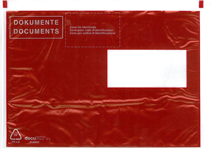 Actual product image Docufix BÜROLINE C5 306284 red/black piece (C5, 250 Piece)