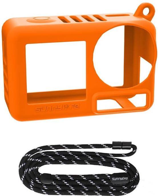 Image du produit Sunnylife OA5-BHT885-C silicone case with strap for OSMO ACTION 5 PRO (orange)