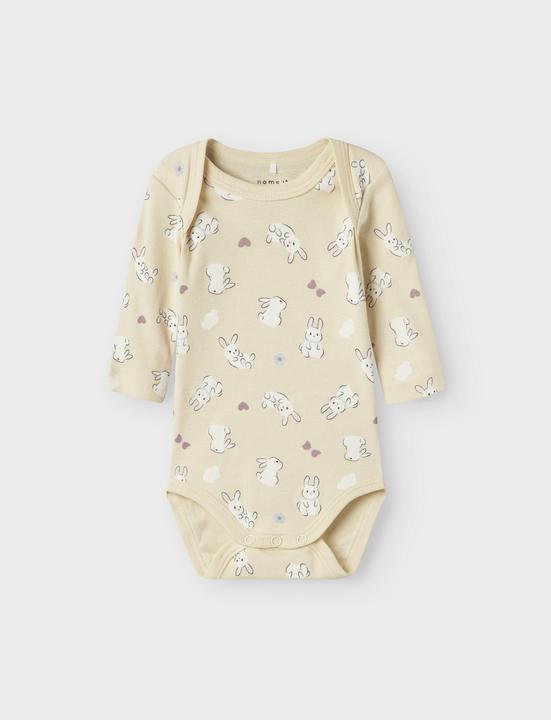 Produktbild Name it Nbfbody 3p Ls Summr Sand Rabbit Noos (74)