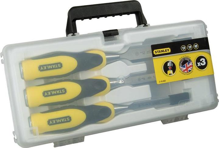 Produktbild Stanley Stechbeitel Dynagrip, Set 3tlg (210 mm)