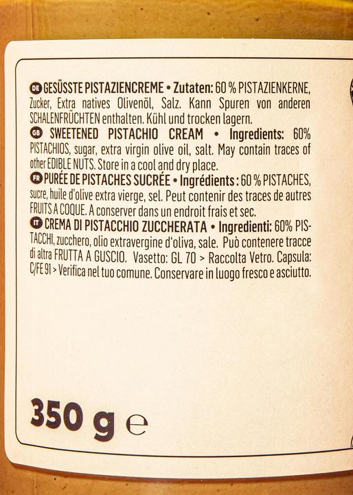 Produktbild KoRo Gesüsste Pistaziencreme (350 g)