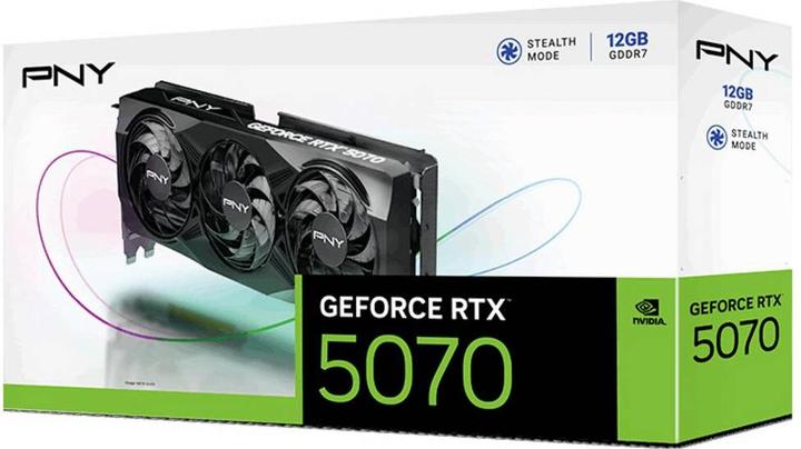 Actual product image PNY GeForce RTX 5070 Triple Fan (12 GB)