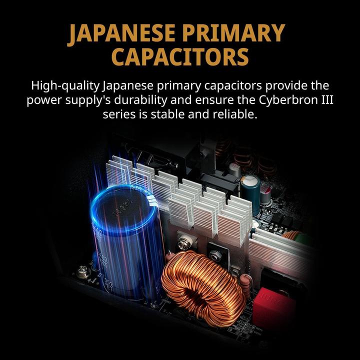 Immagine prodotto Enermax Cyberbron III 850 Watt 80+ Bronze Non-Mod ATX 3.1 (850 W)