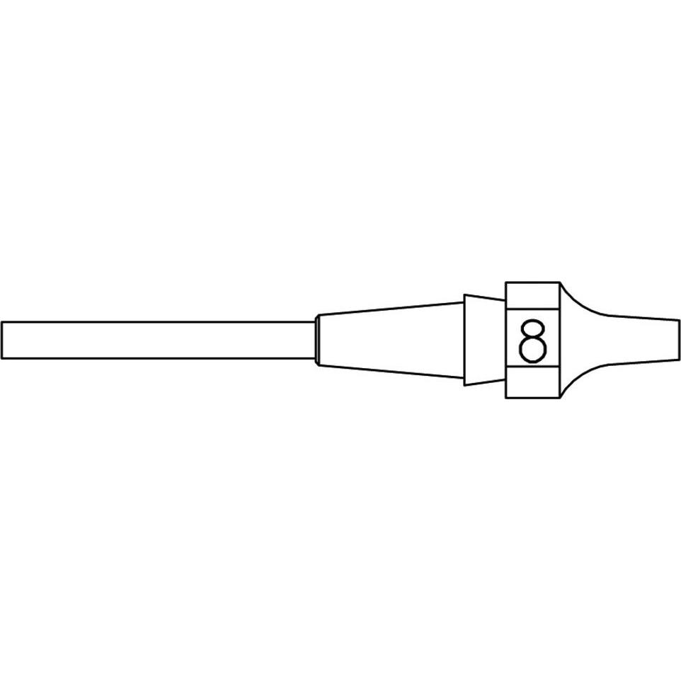 Weller Erem Saugdüse Serie XDS, XDS 8/1,5 mm, 2,9 mm, Lötgerät Zubehör