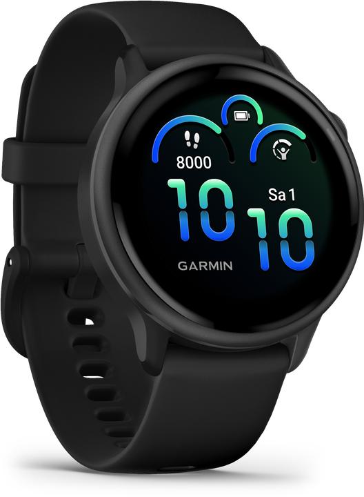 Actual product image Garmin vivoactive 6, GPS, Black/Slate, WW (42 mm, WLAN only)