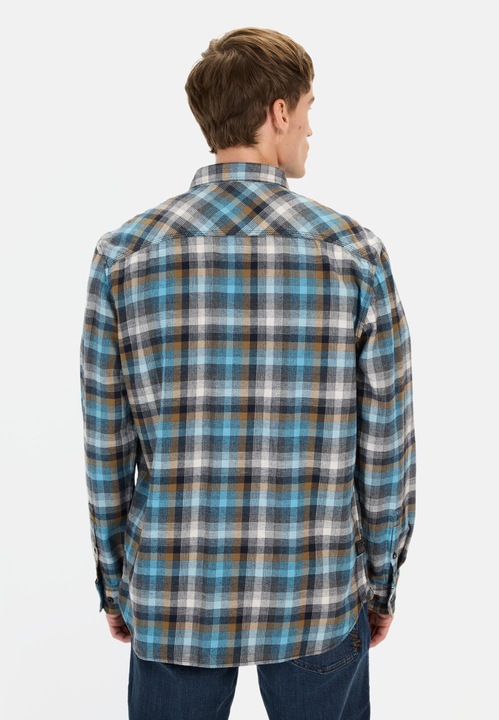 Immagine prodotto Camel Active Camicia a maniche lunghe con motivo a scacchi (XL)