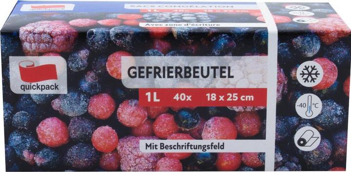 Produktbild Quickpack Gefrierbeutel (40x)