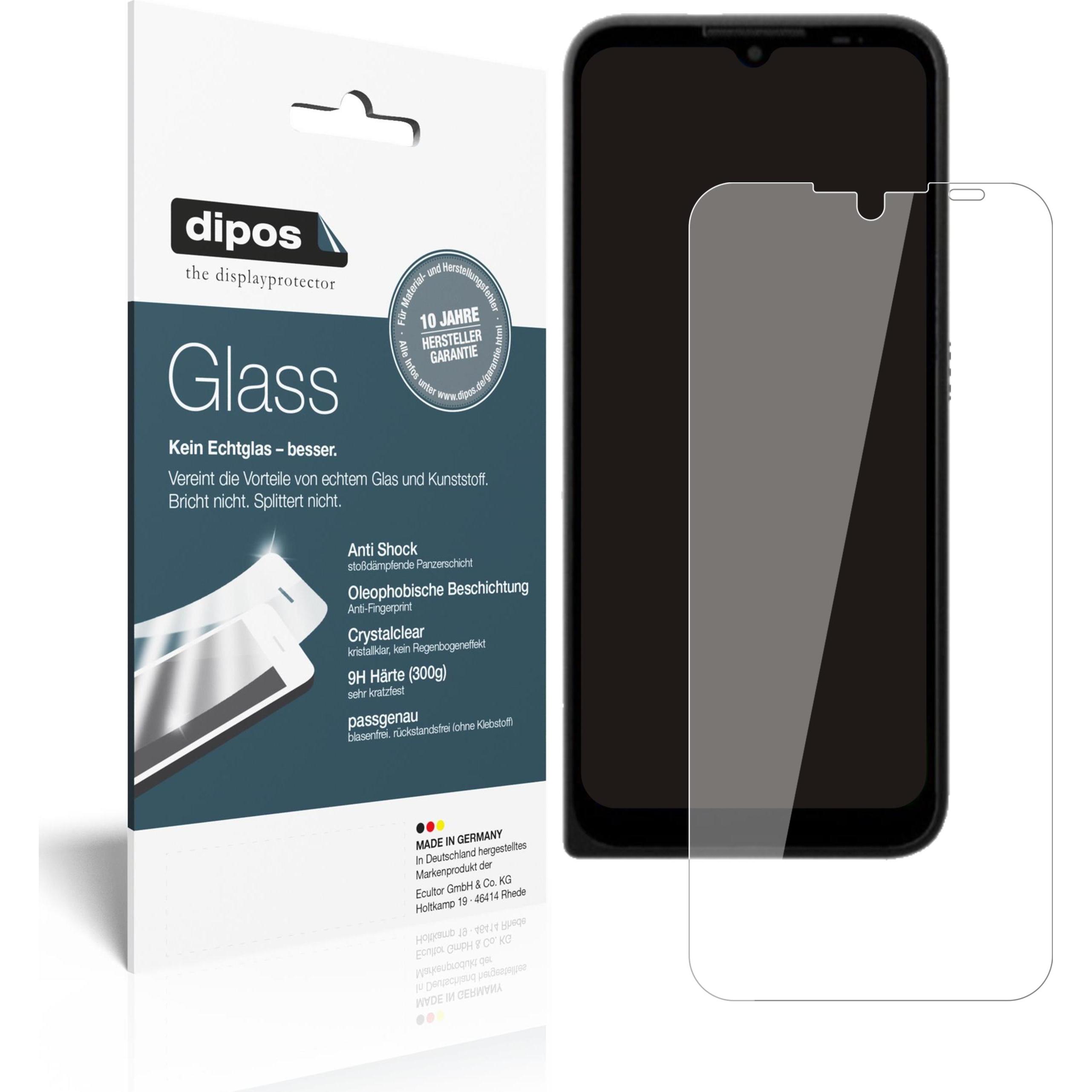 Dipos Displayschutz Anti-Shock (2 Stück, Motorola Defy (2021)), Smartphone Schutzfolie, Transparent