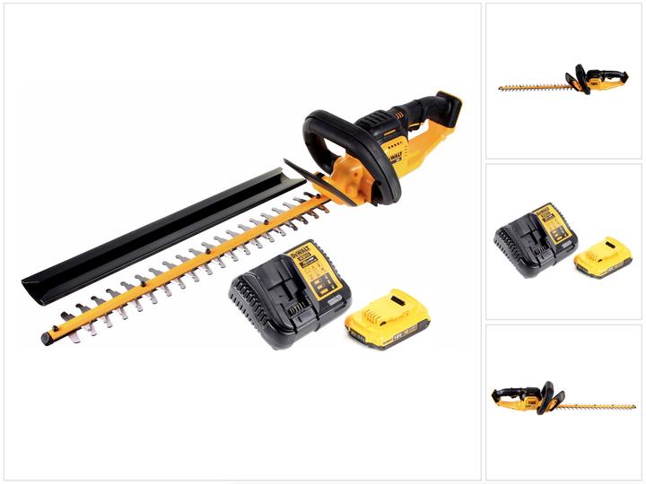 Produktbild DeWalt DCM 563 D1 Akku Heckenschere 18V 55,8cm + 1x 2,0Ah Akku + Ladegerät (Akkubetrieb)