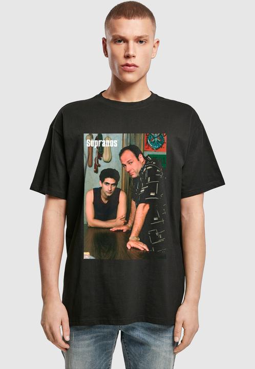 Produktbild Merchcode The Sopranos - Tony & Christopher Heavy Oversize Tee - 197491 (L)