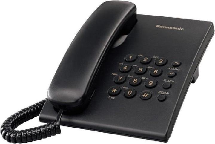 Actual product image Panasonic KX-TS500FXB Corded phone, Black