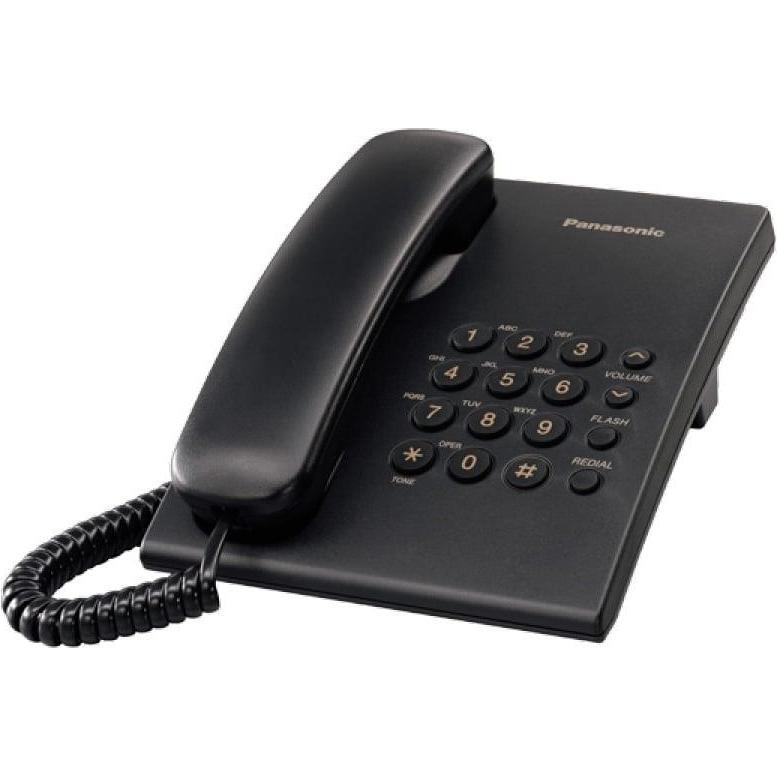Panasonic KX-TS500FXB Corded phone, Black, Telefon, Schwarz