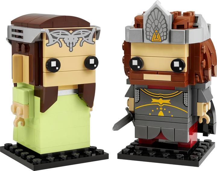 Actual product image LEGO BrickHeadz - Aragorn and Arwen (40632, LEGO Brickheadz)